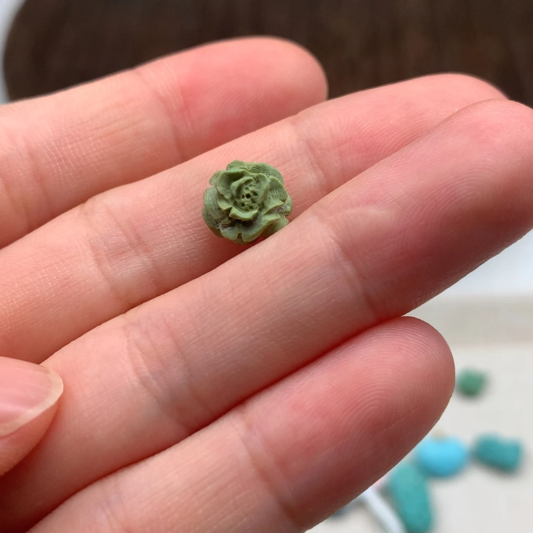 绿松石18K金镶嵌绿松石