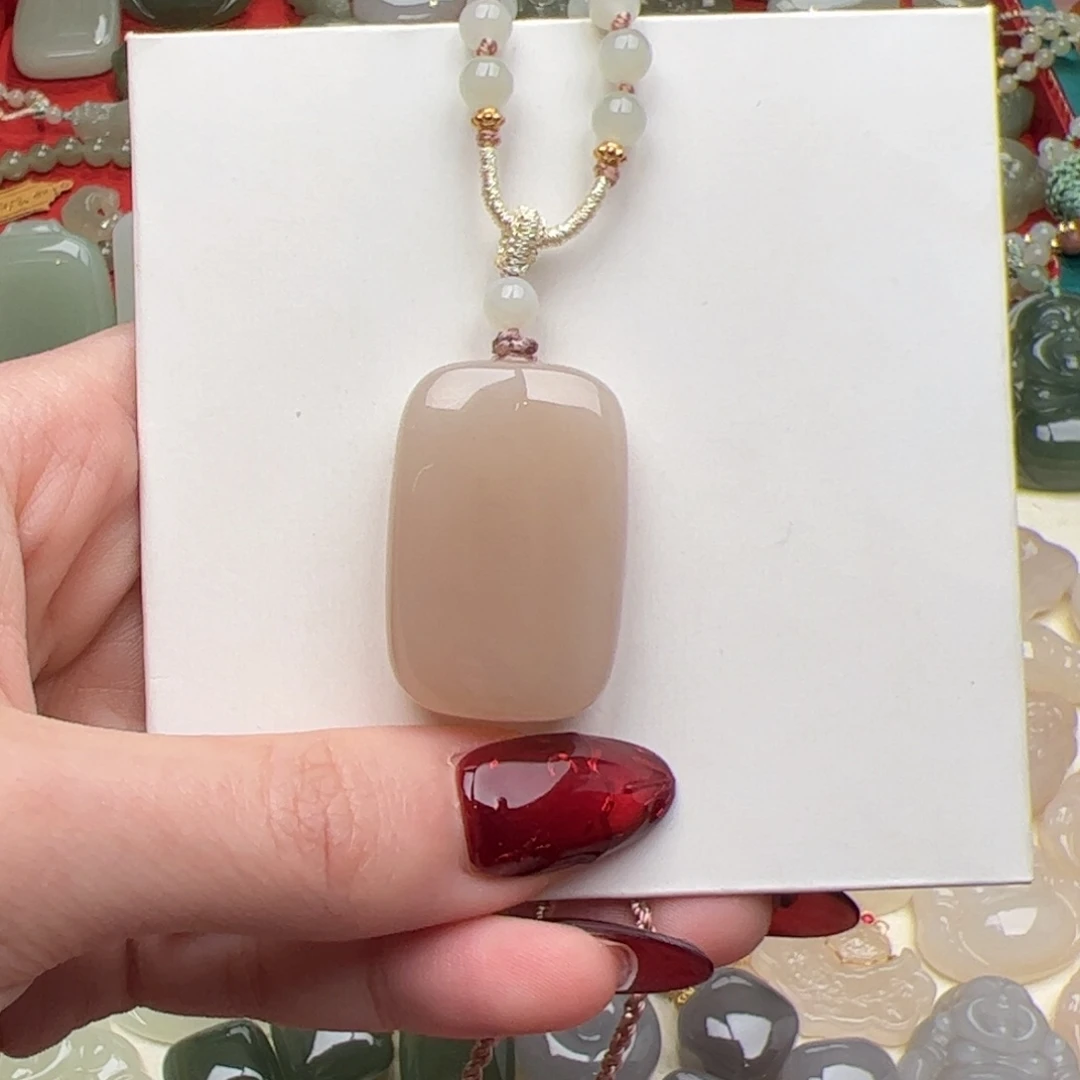 和田玉耳饰未镶嵌F****✨