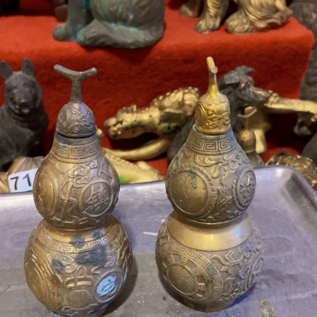 长***树工艺品黄铜摆件工艺品