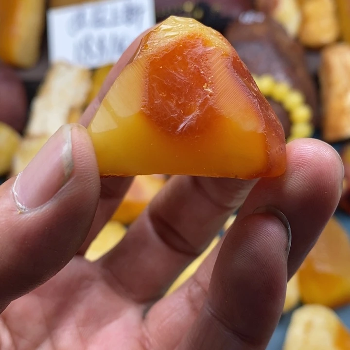 定制蜜蜡未镶嵌天然蜜蜡原石