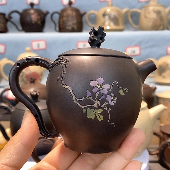 建水紫陶全手工制作工艺微瑕