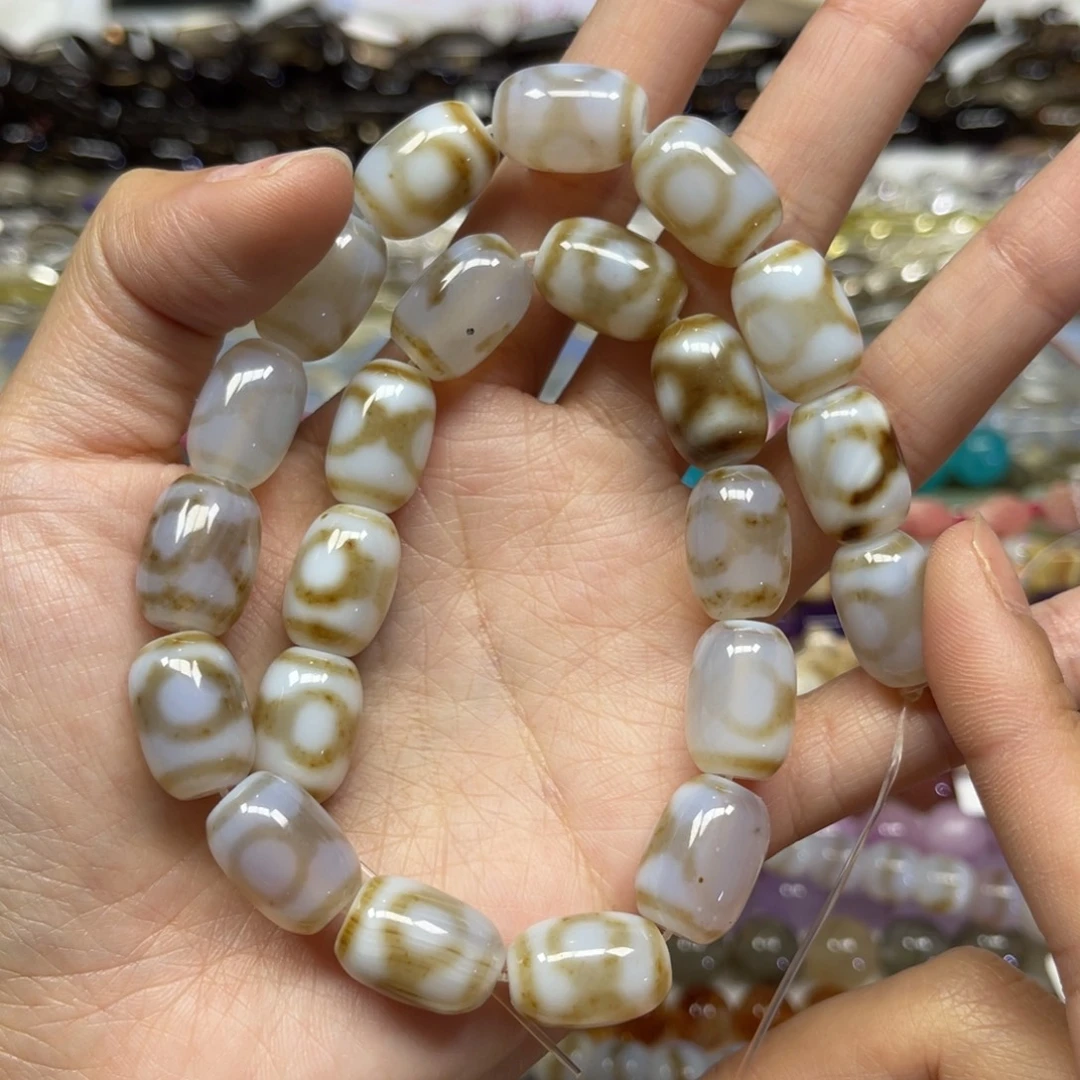 玛瑙/玉髓未镶嵌颈饰天然玛瑙卡11.7长条38厘米