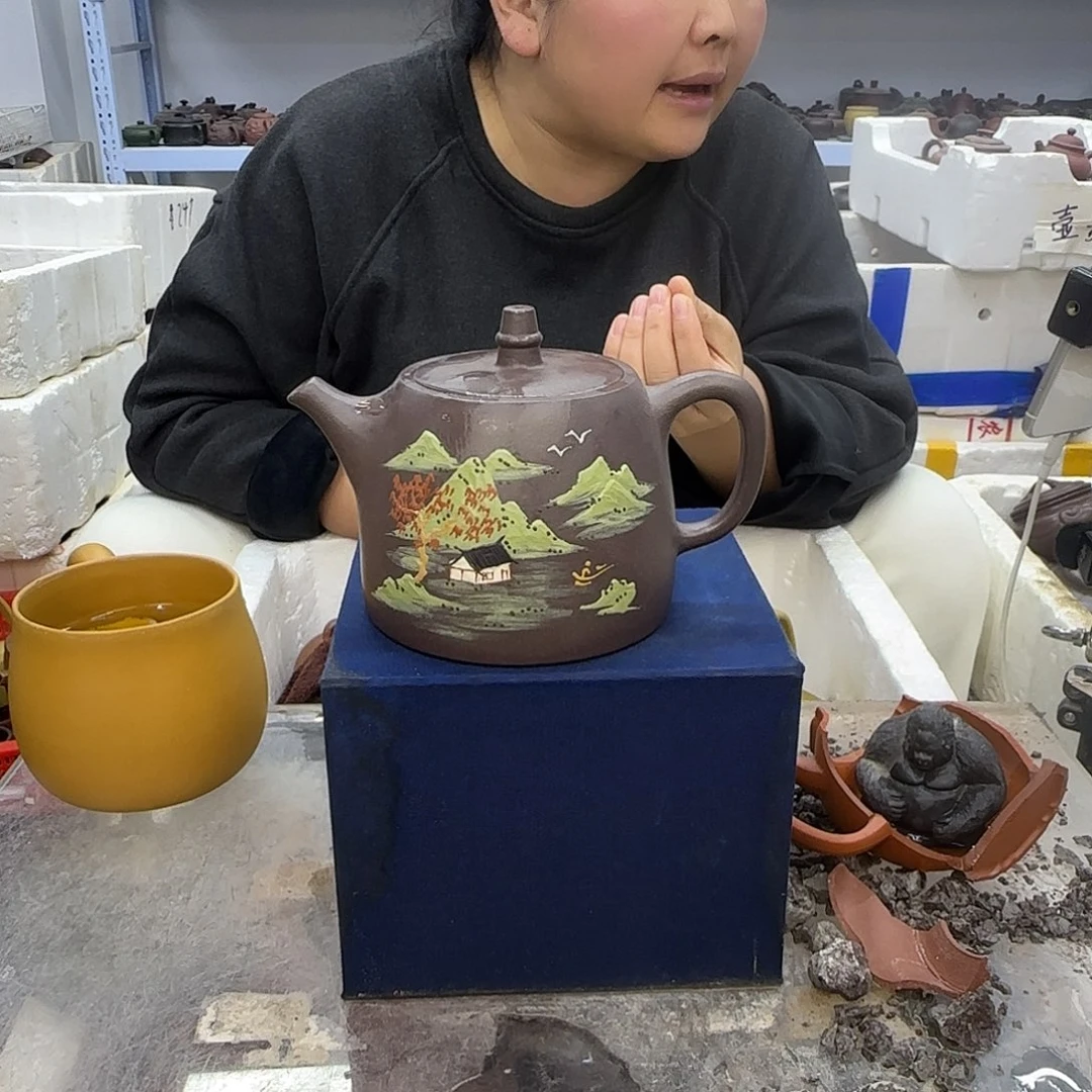 紫砂茶壶宜兴紫砂壶瑕疵处理