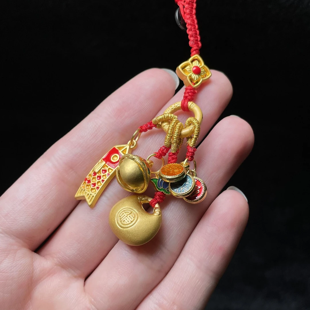 【玉总专属】旗开得胜胖福手机挂#B040303