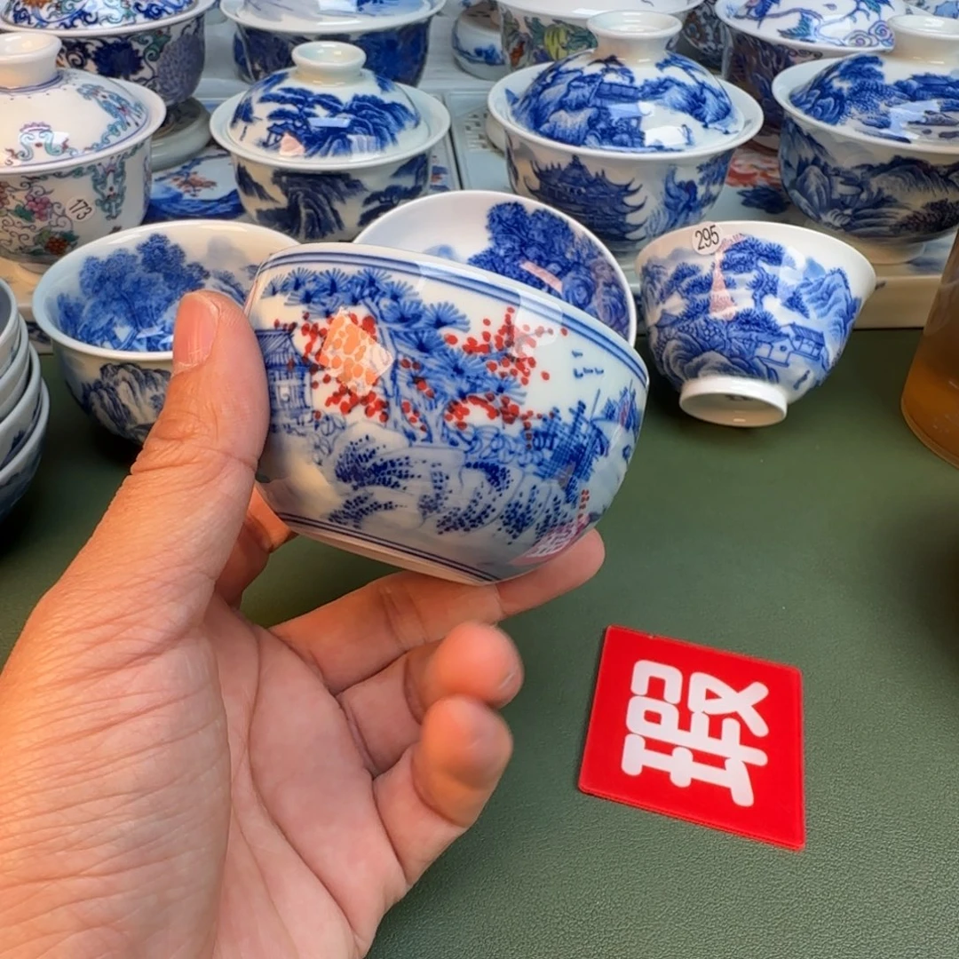 纯手工纯手绘茶具石头260变形