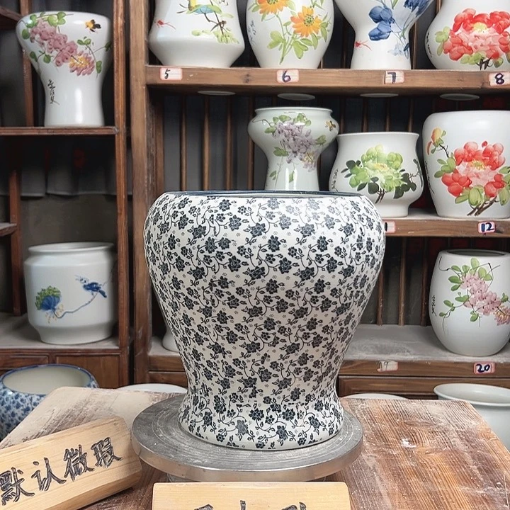 摆件鱼尾复古复古星星陶瓷