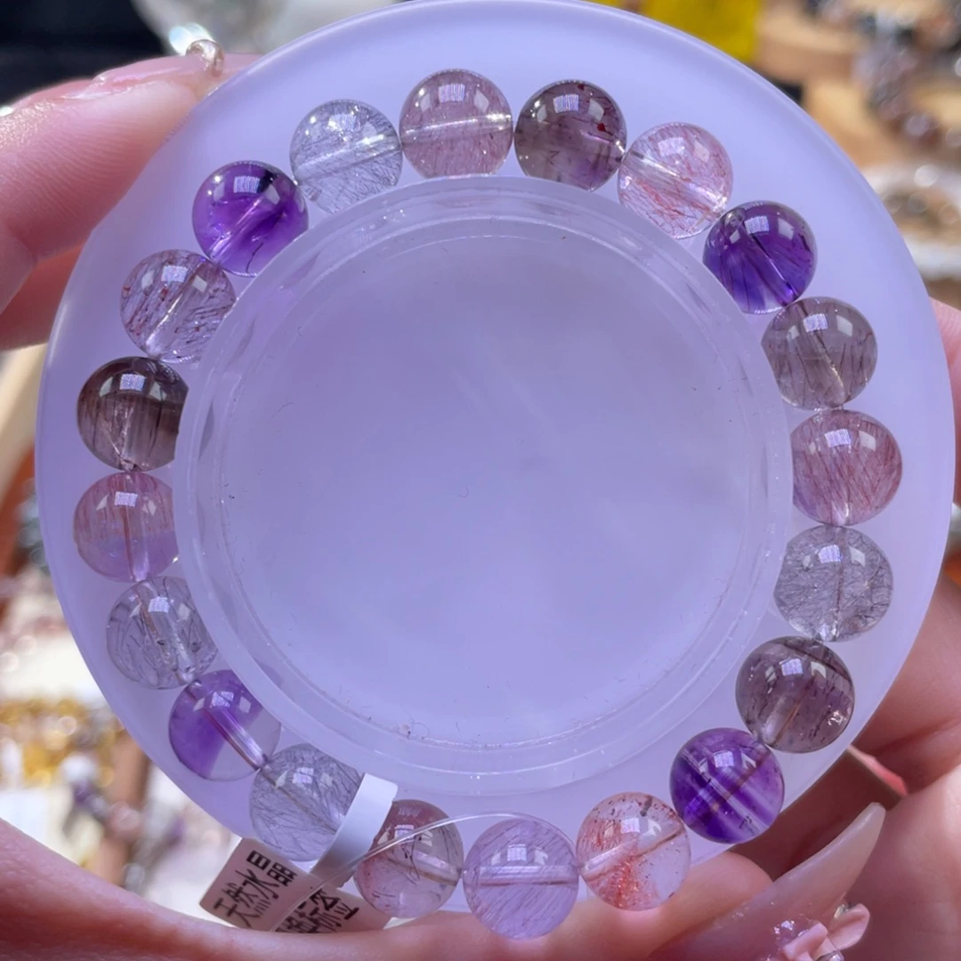 水晶手串未镶嵌超七