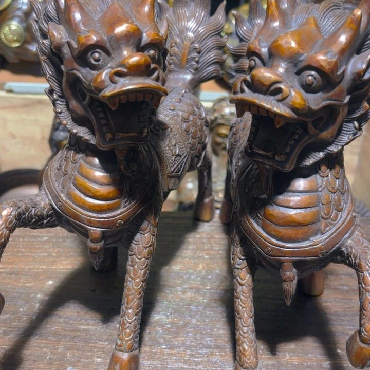 铜的。全清了。一件不留！不磨叽