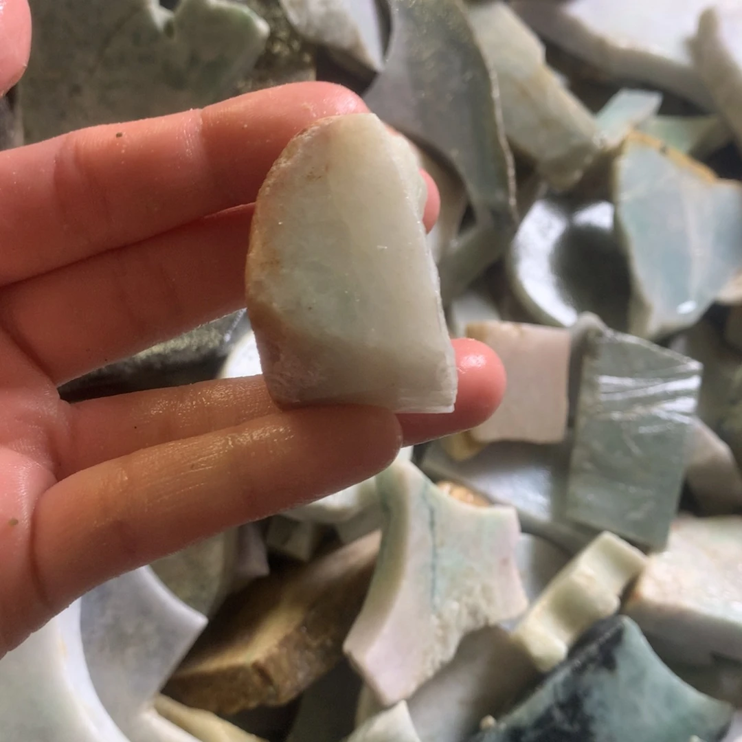 翡翠颈饰未镶嵌缅甸翡翠