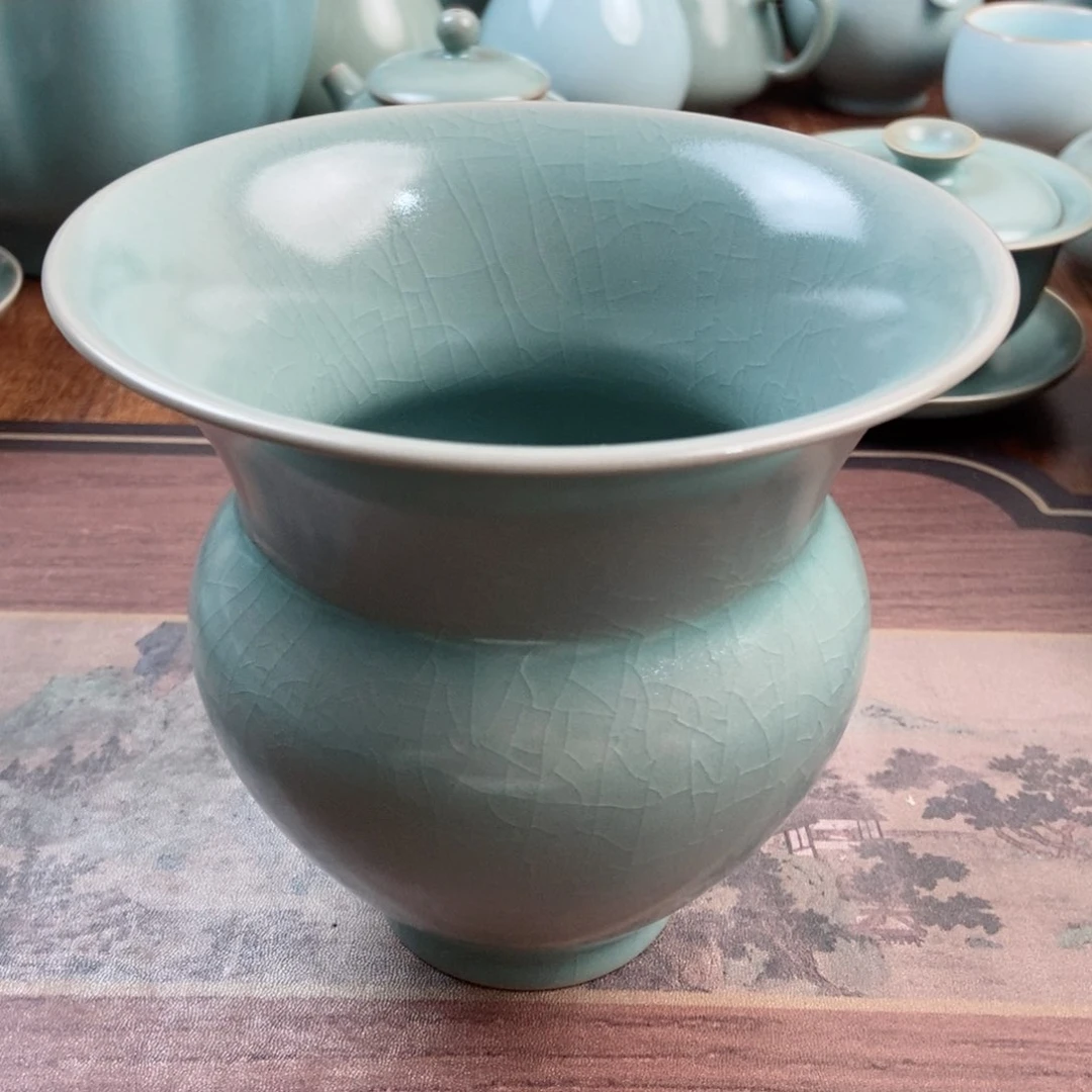 摆件瓷原产地原矿汝瓷～茶器