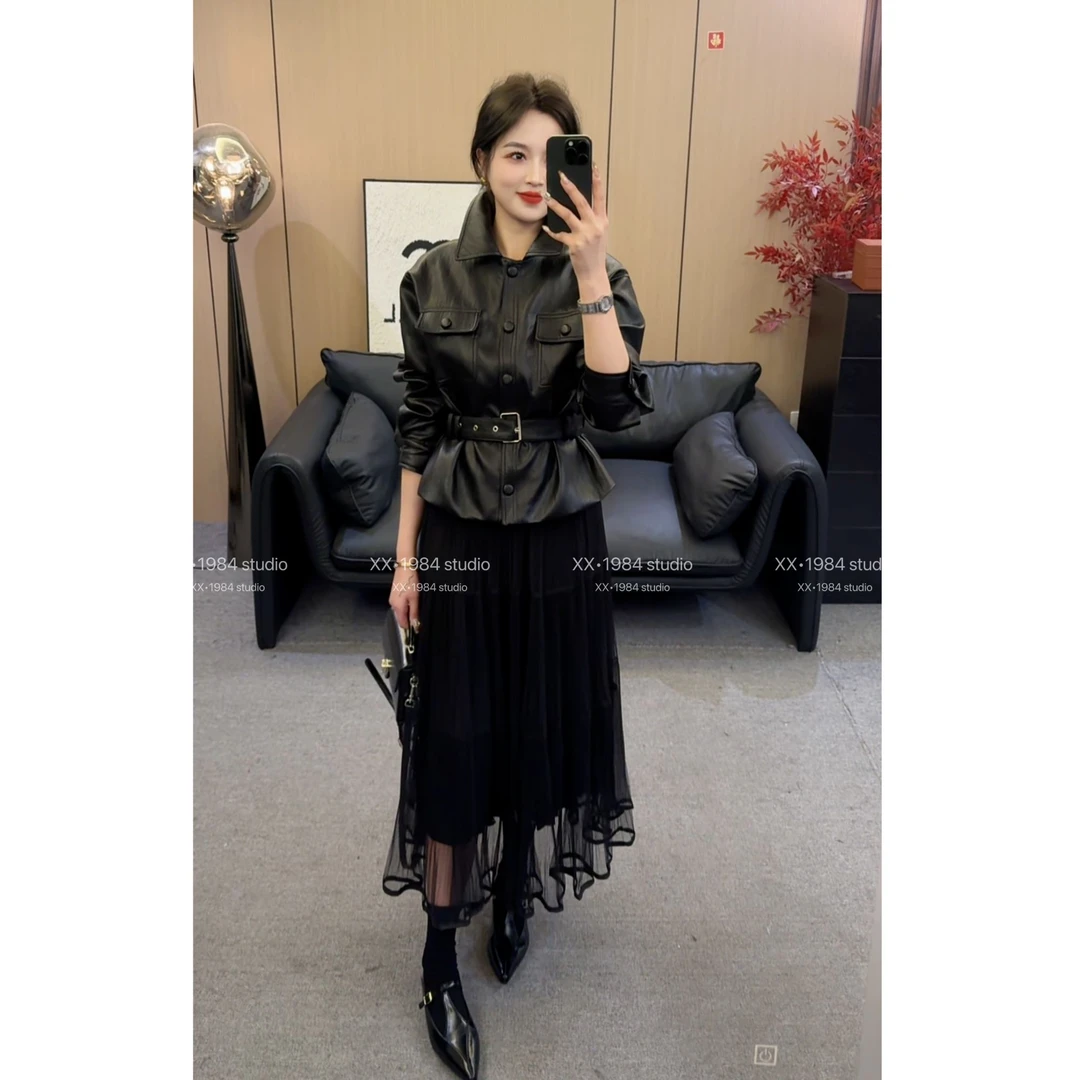 1984 精选【一如既往】秋季炸街款时尚皮衣