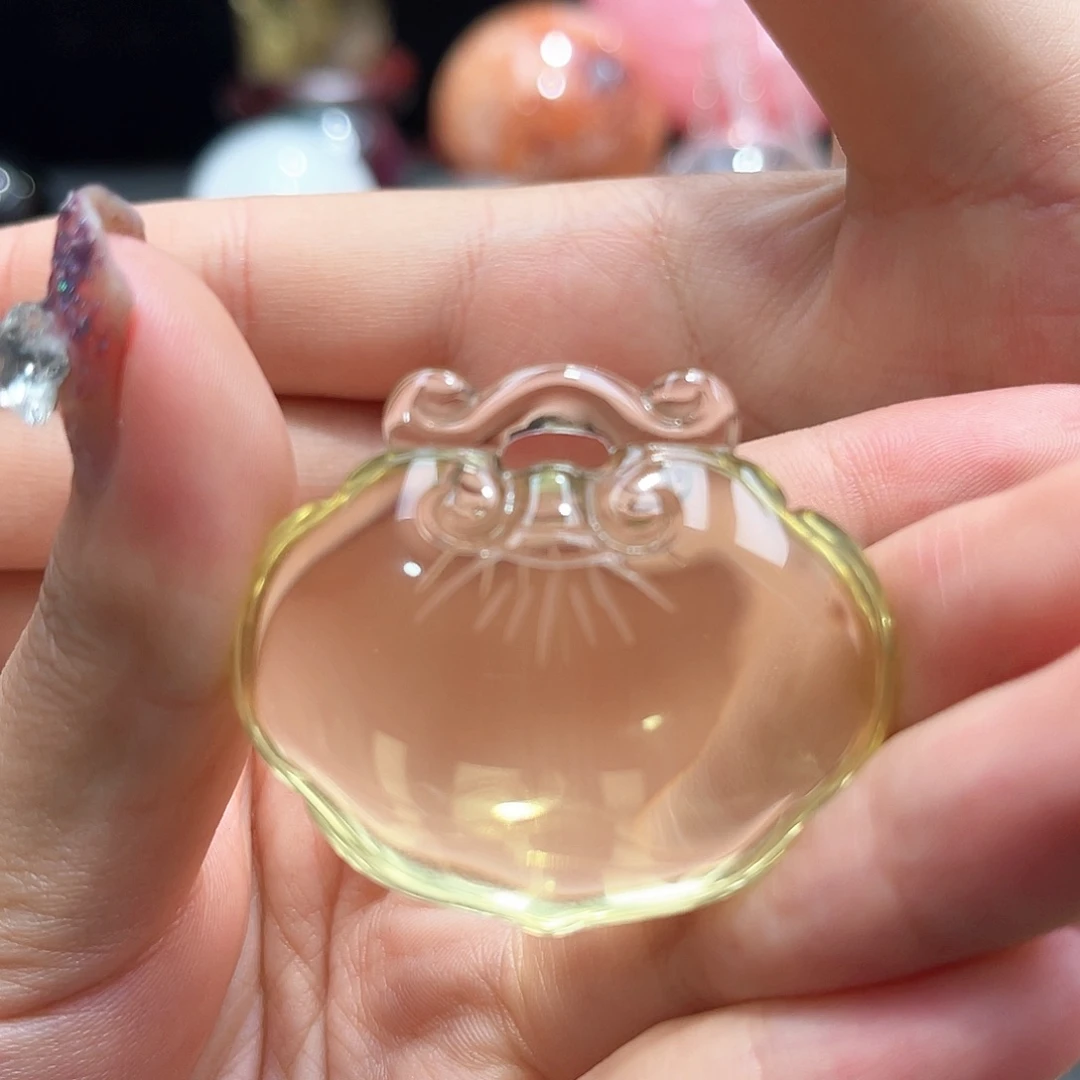 A***e水晶珠宝半成品未镶嵌微瑕37.1克