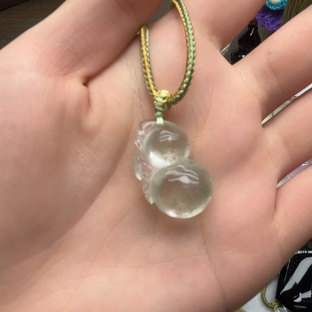 颈饰水晶未镶嵌绿幽灵葫芦