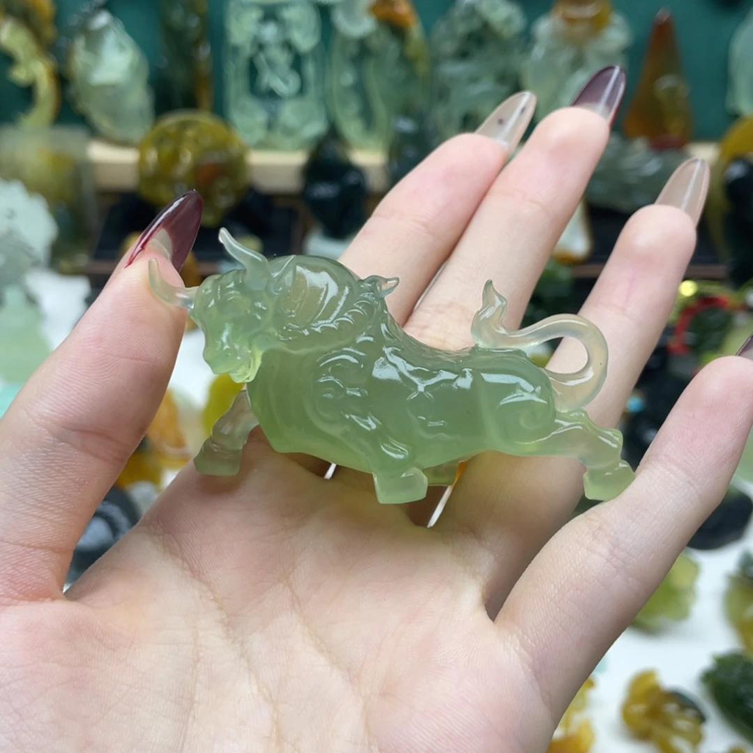 蛇纹石玉颈饰未镶嵌嘟****了