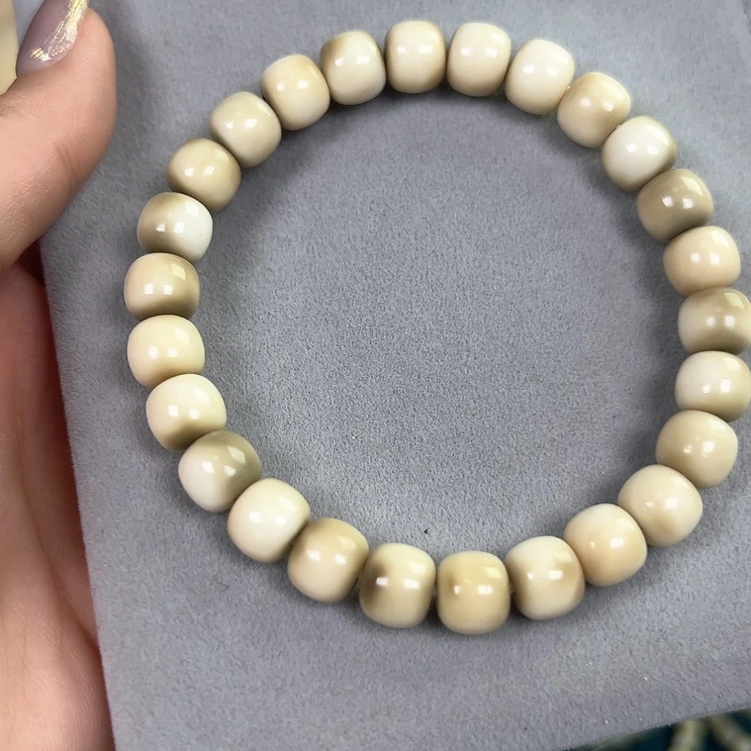 菩提根/象牙果手串9mm青花单圈