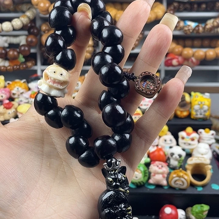 非金属无手串一条和根付趣多多