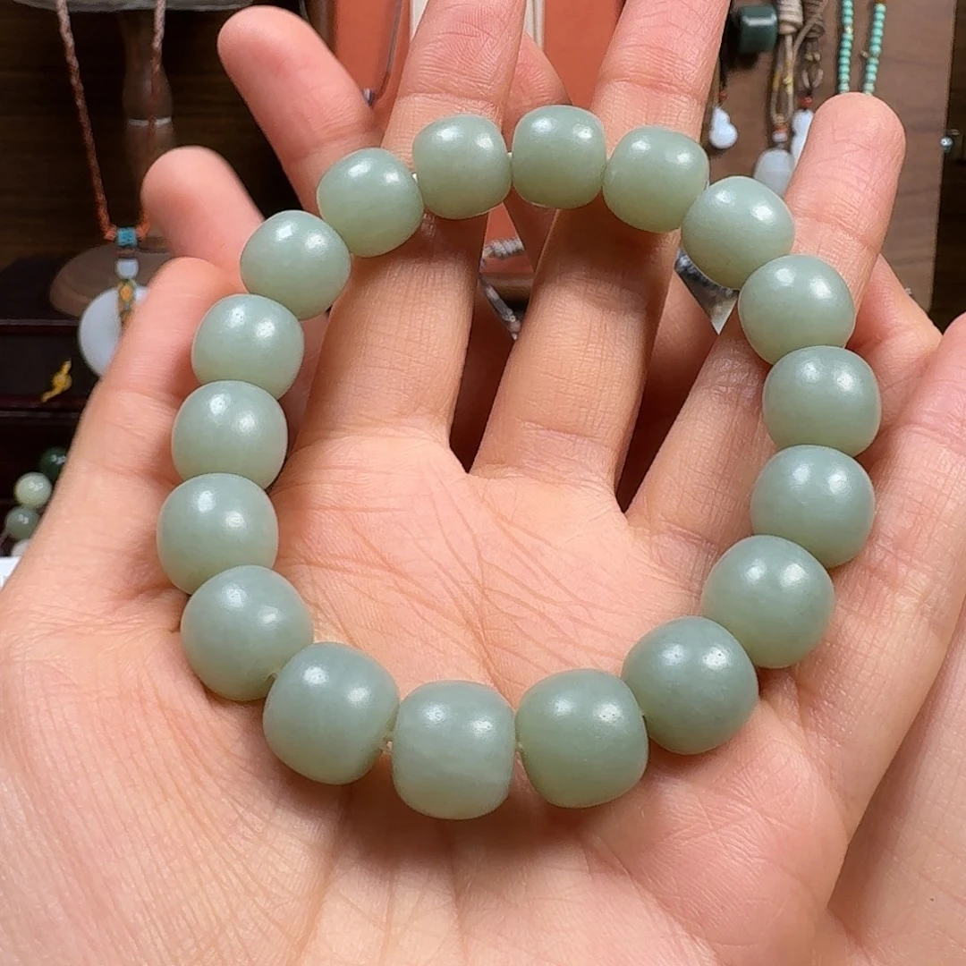 和田玉未镶嵌手链