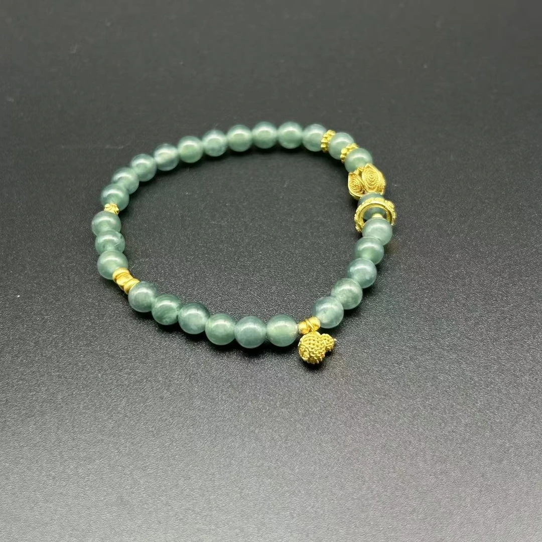 翡翠晴水福运连连 手串XA09190696/中贸圣佳拍卖