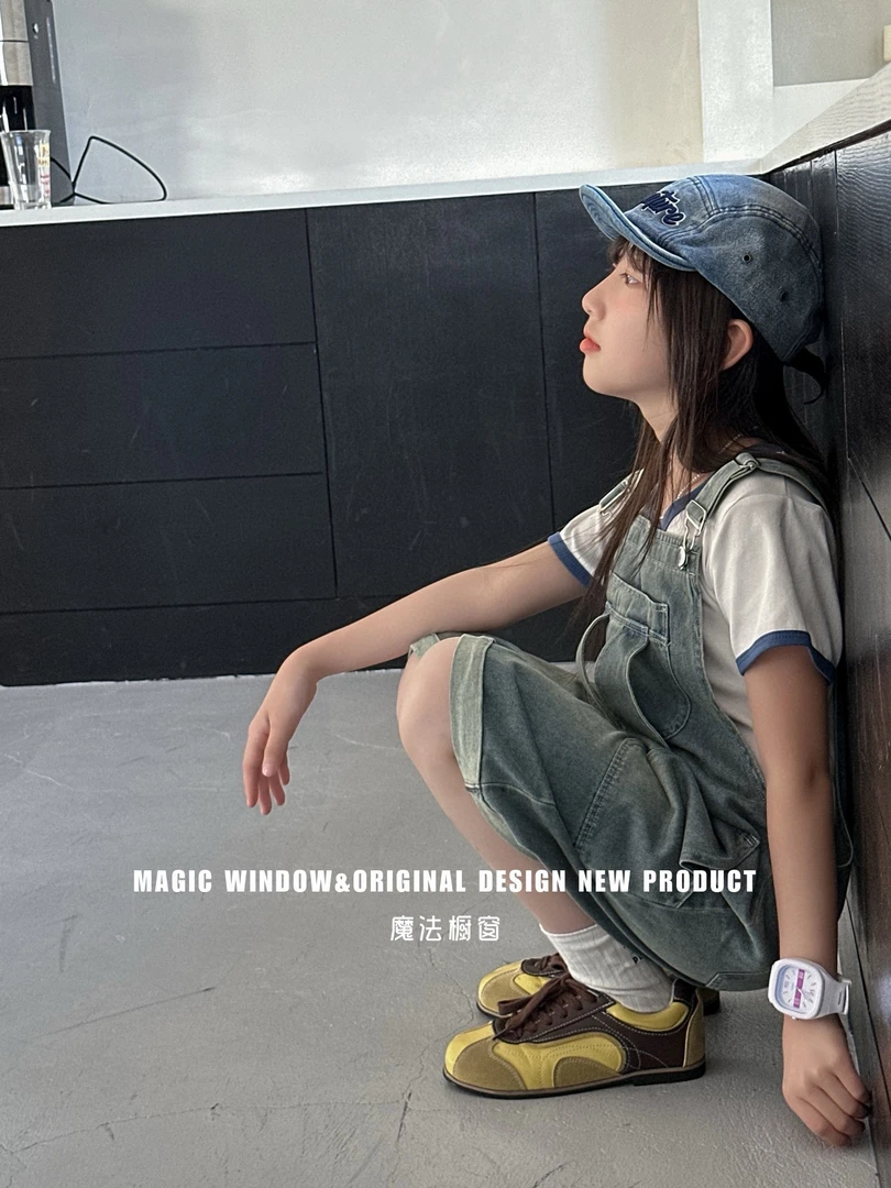 62194夏季新品女童牛仔套装 女童童装