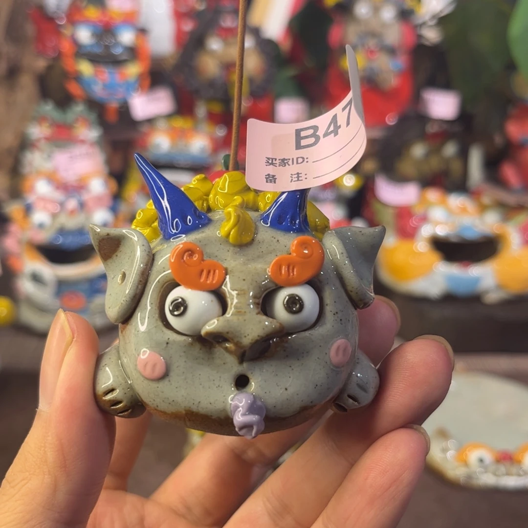 泥塑纯手工茶宠摆件