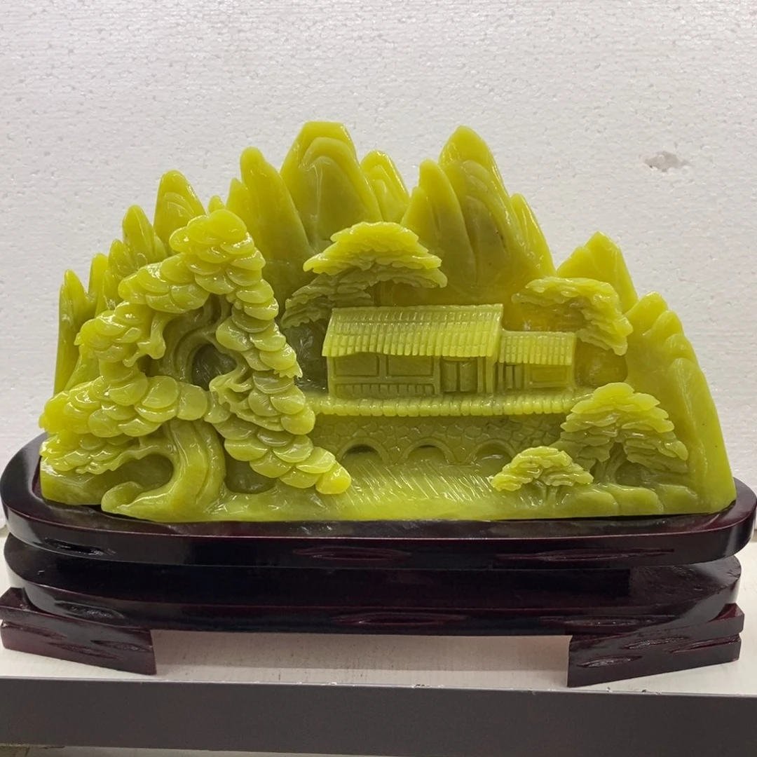 【闪购商品】蛇纹石玉（覆膜）珠宝奇石未镶嵌