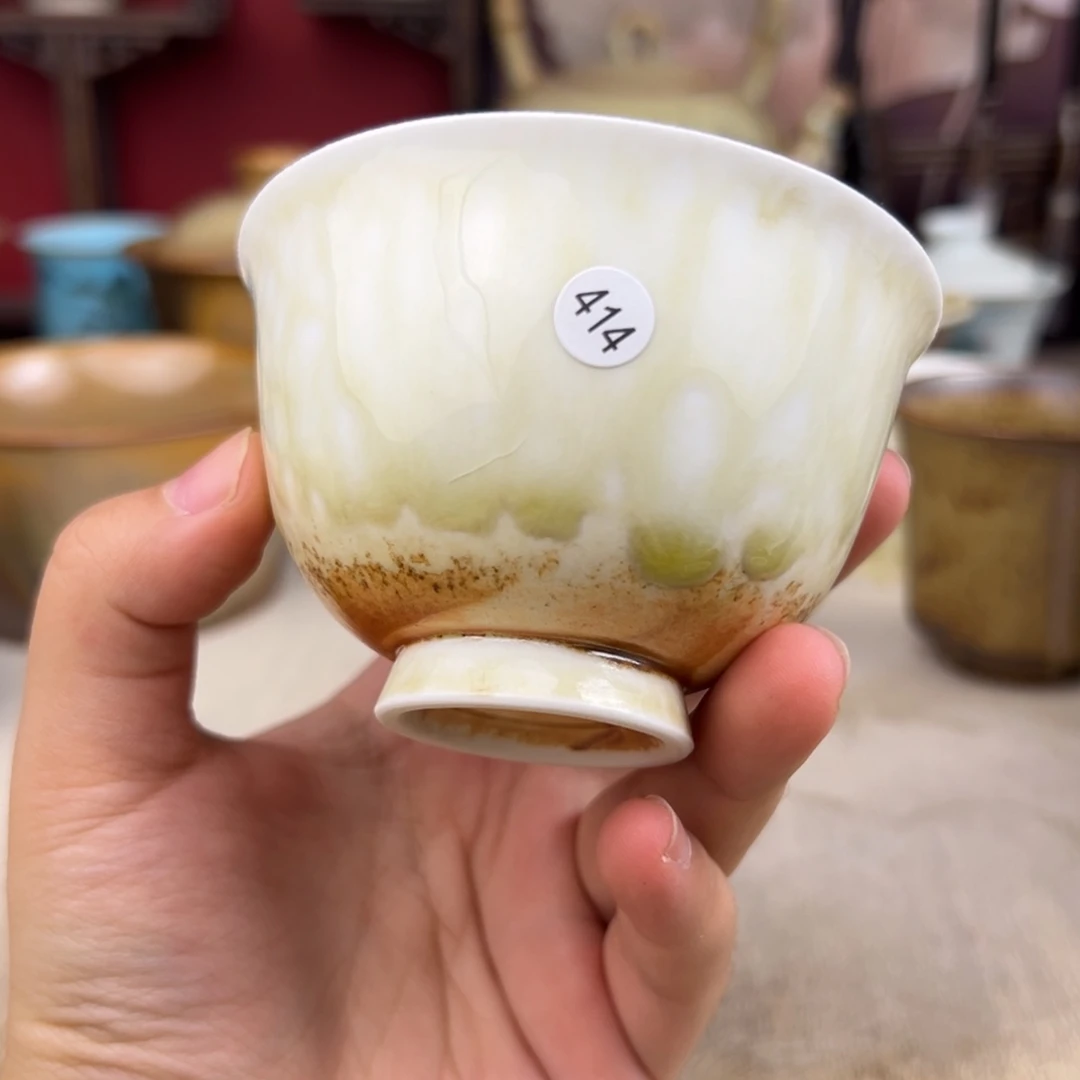 杯纯手工柴烧主人杯