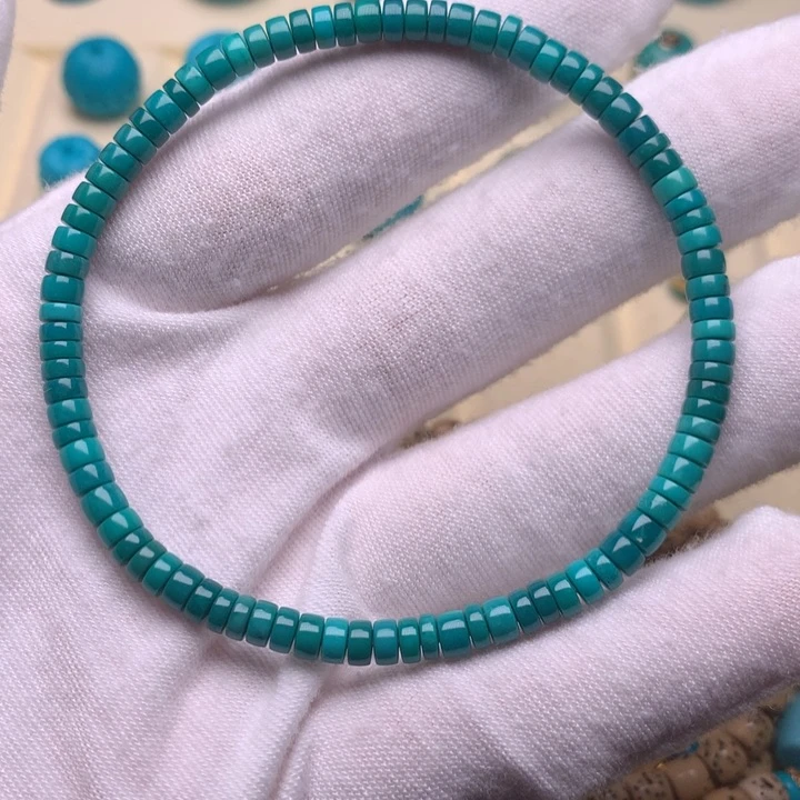 绿松石未镶嵌绿松石手串4.2