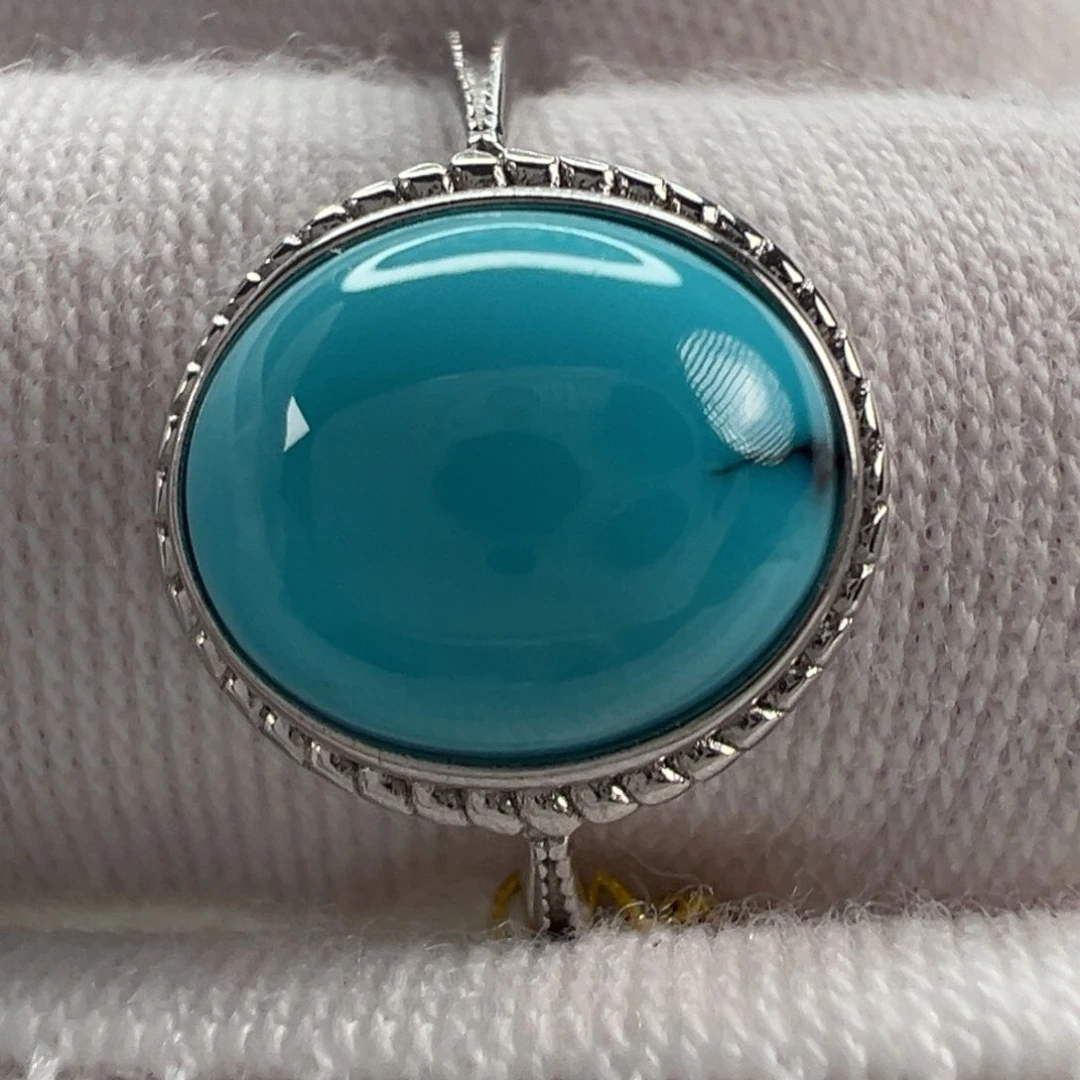 银S925镶嵌绿松石配饰