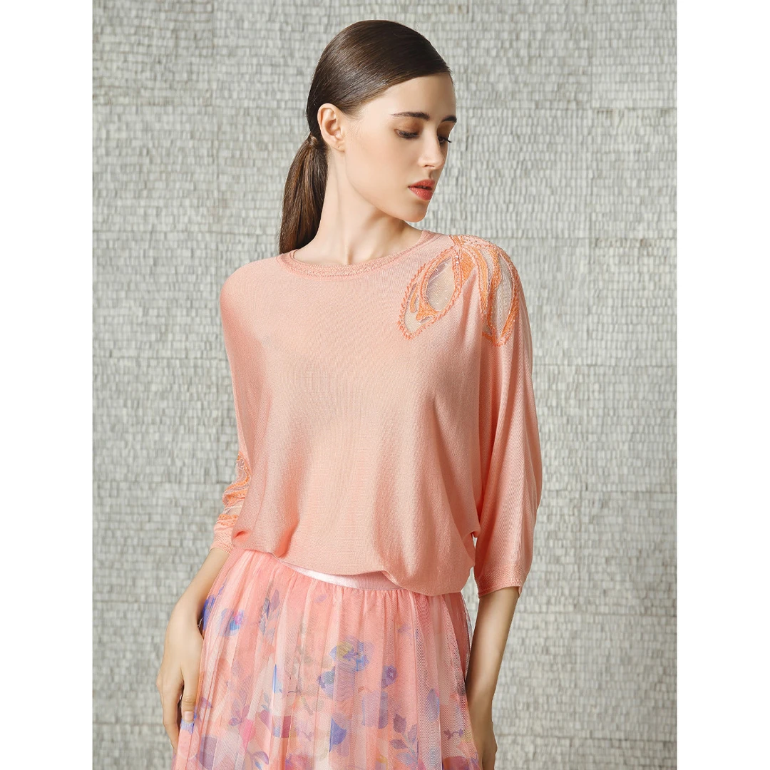 裘堤婼【减龄针织衫】时尚设计舒适针织衫BC1EC235A1