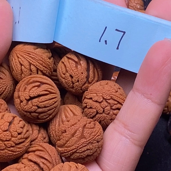 秦岭龙纹桃核15颗