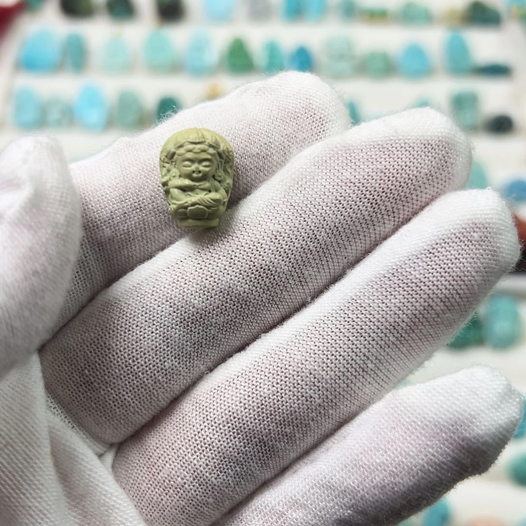 未镶嵌绿松石吊坠(不含链)