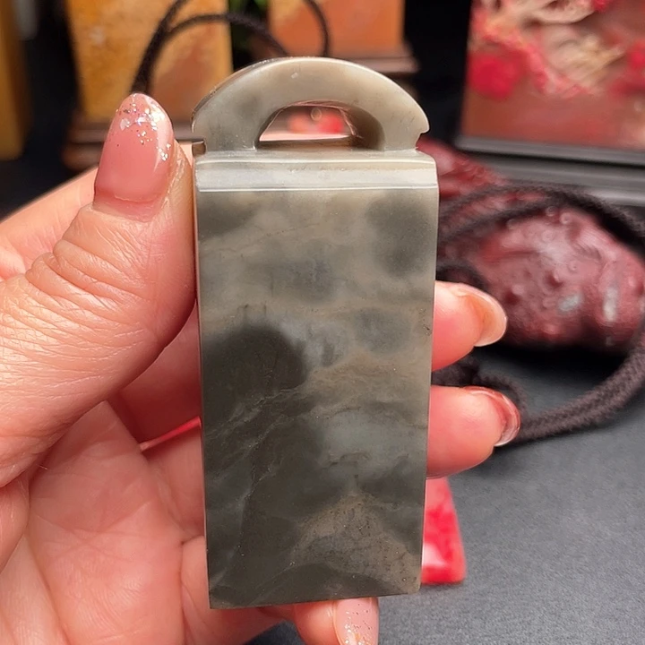 昌化石鳄*昌化石印章挂件把件闲章