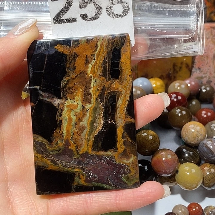 硅化玉未镶嵌天然北票树化玉吊坠