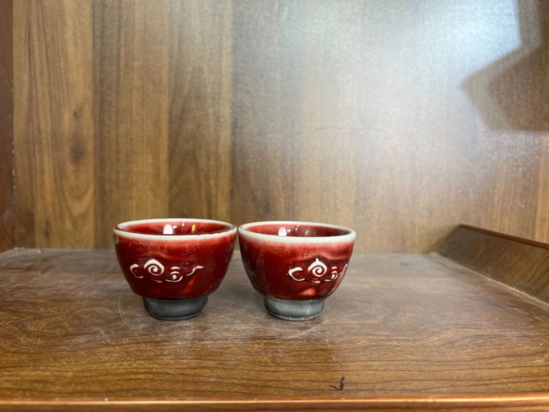 B703景德镇制陶瓷主人杯一对