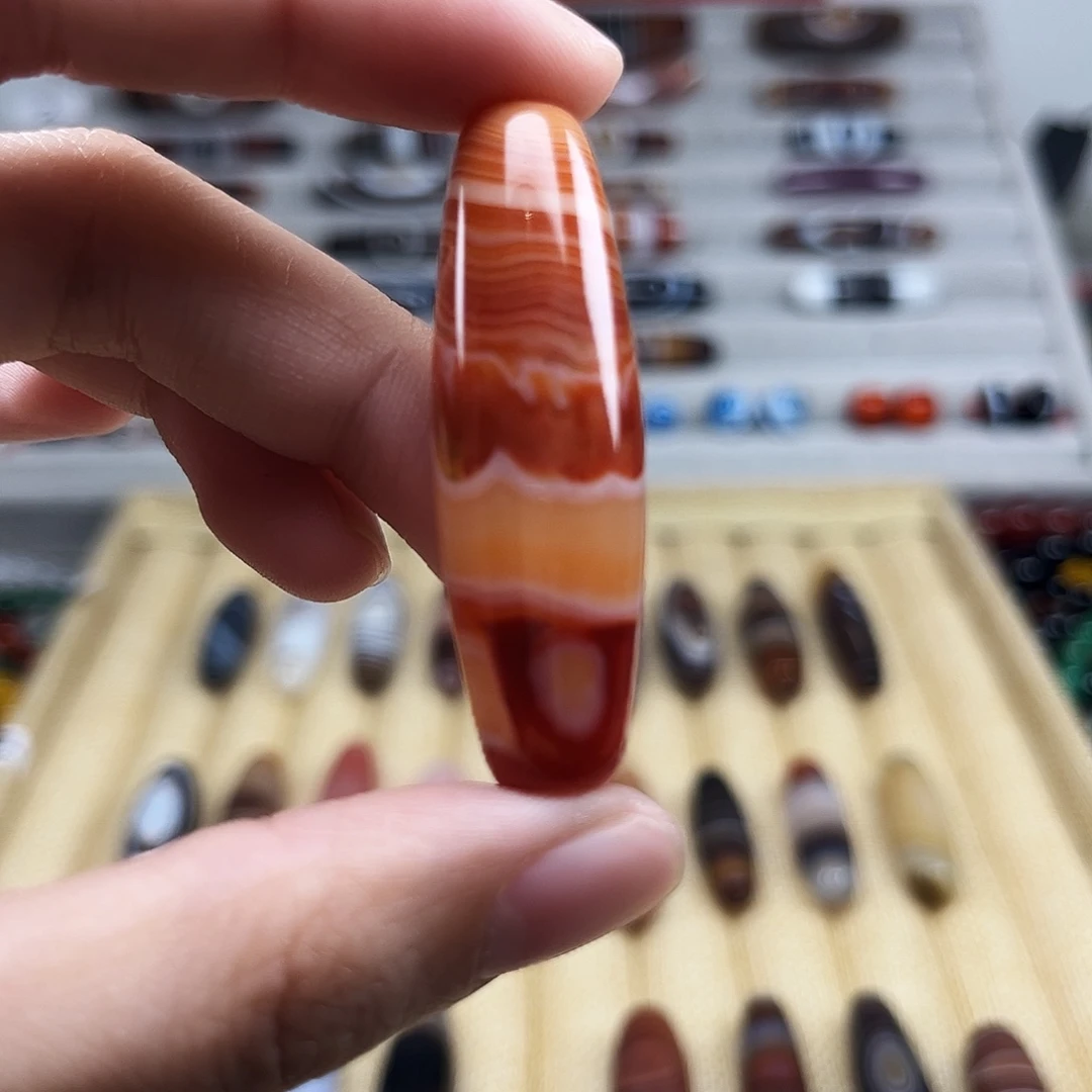 玛瑙/玉髓珠宝半成品未镶嵌一*三