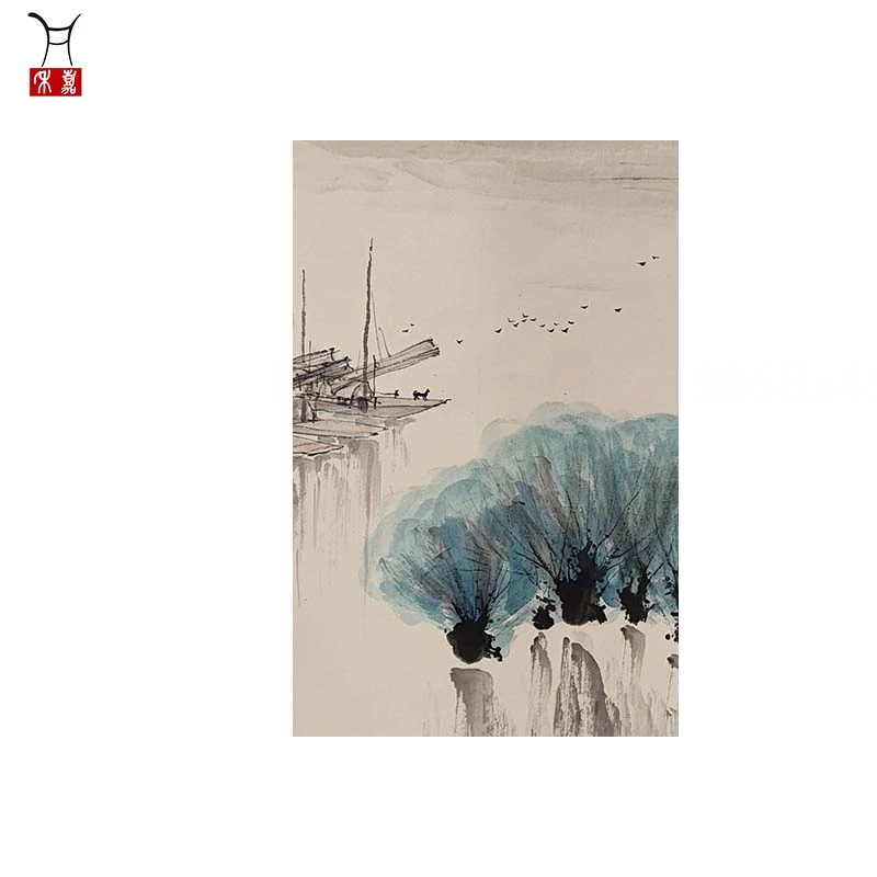 L1006山水立轴68x45/2.7平尺