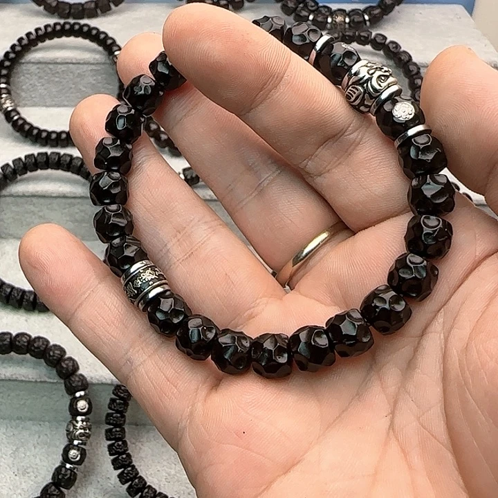 【闪购商品】手串椰蒂98奶酪双配饰黑金