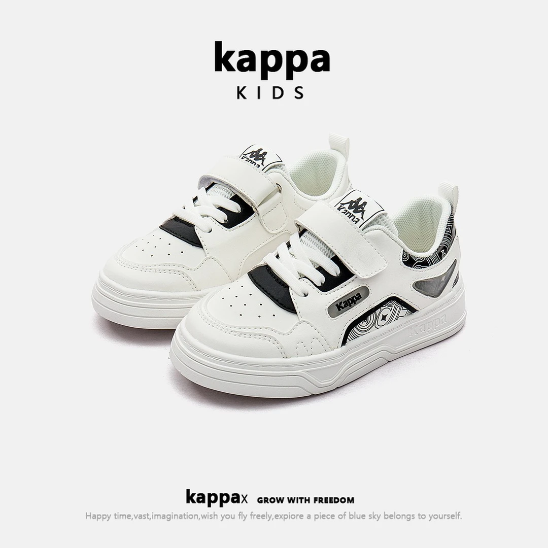 KappaKids卡帕秋季新款日常休闲百搭舒适儿童板鞋舒适中大童透气