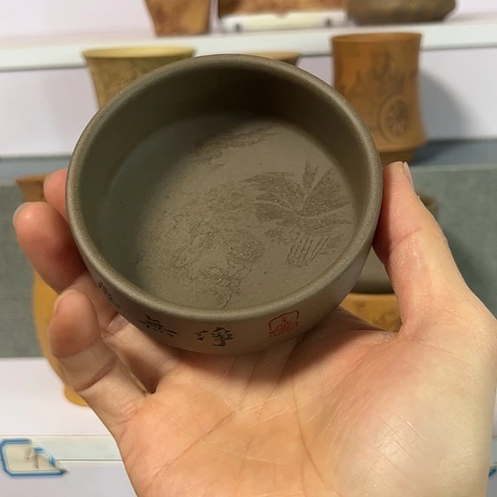 紫砂茶杯杯子。。。。。