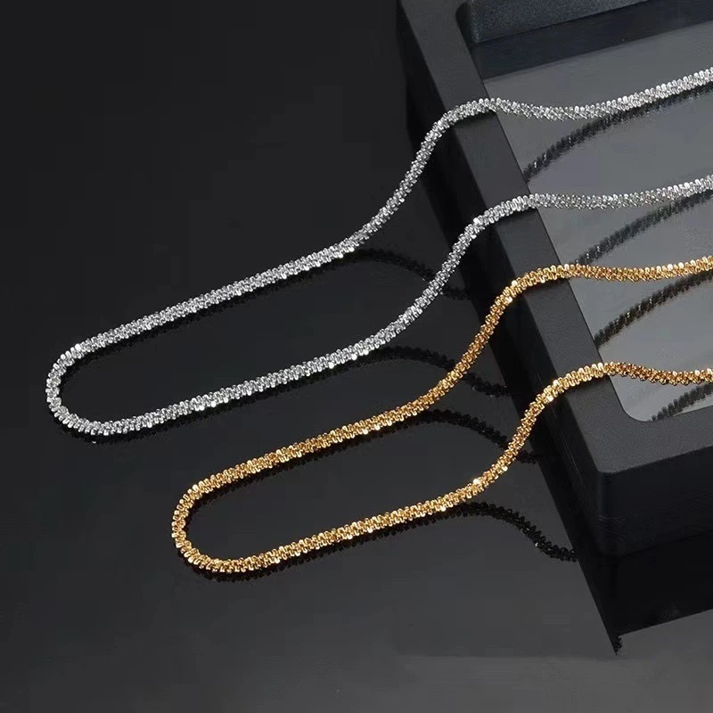 钛钢项链 时尚饰品百搭闪星锁骨链轻奢小众简约个性潮流ins项链