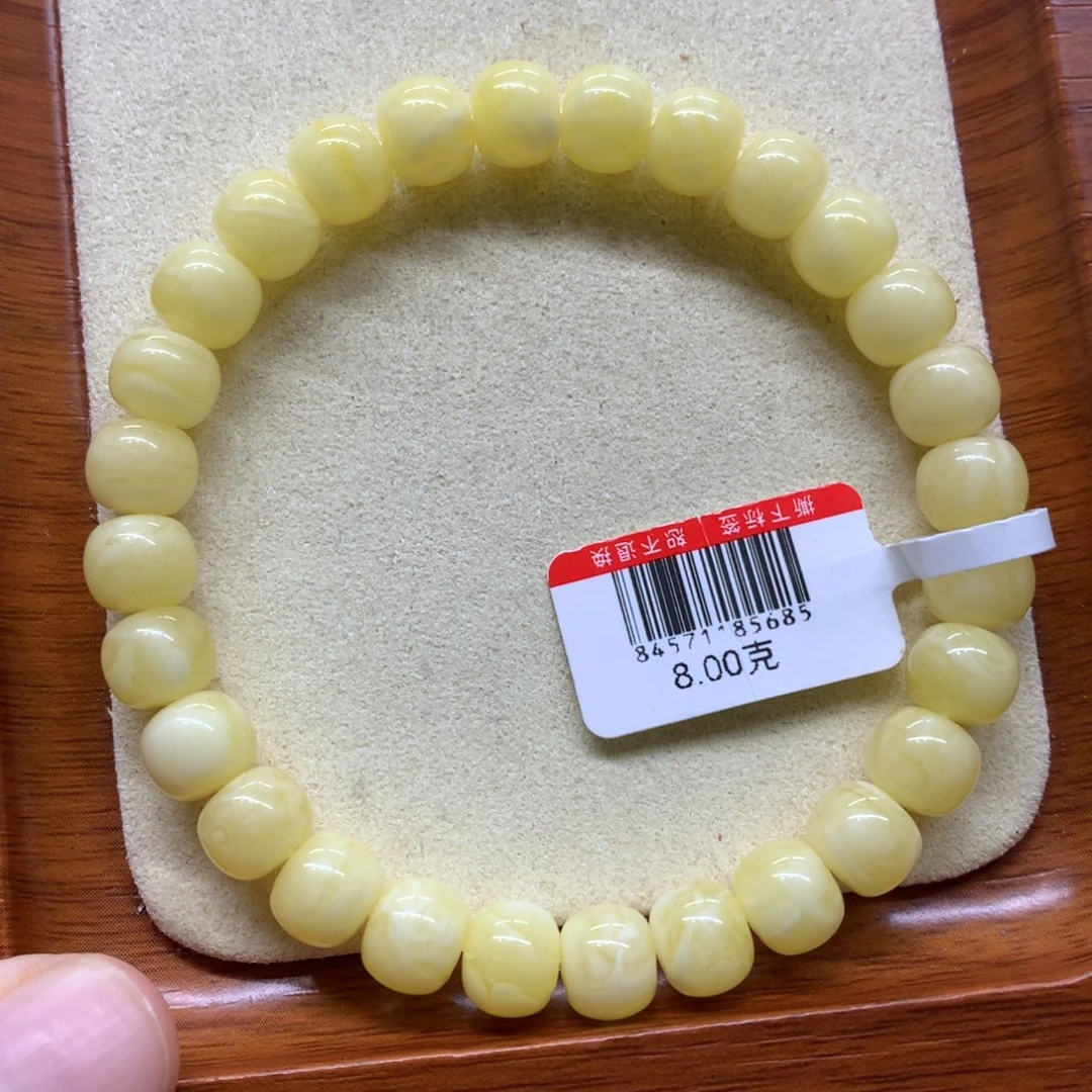 蜜蜡未镶嵌手链蜜蜡