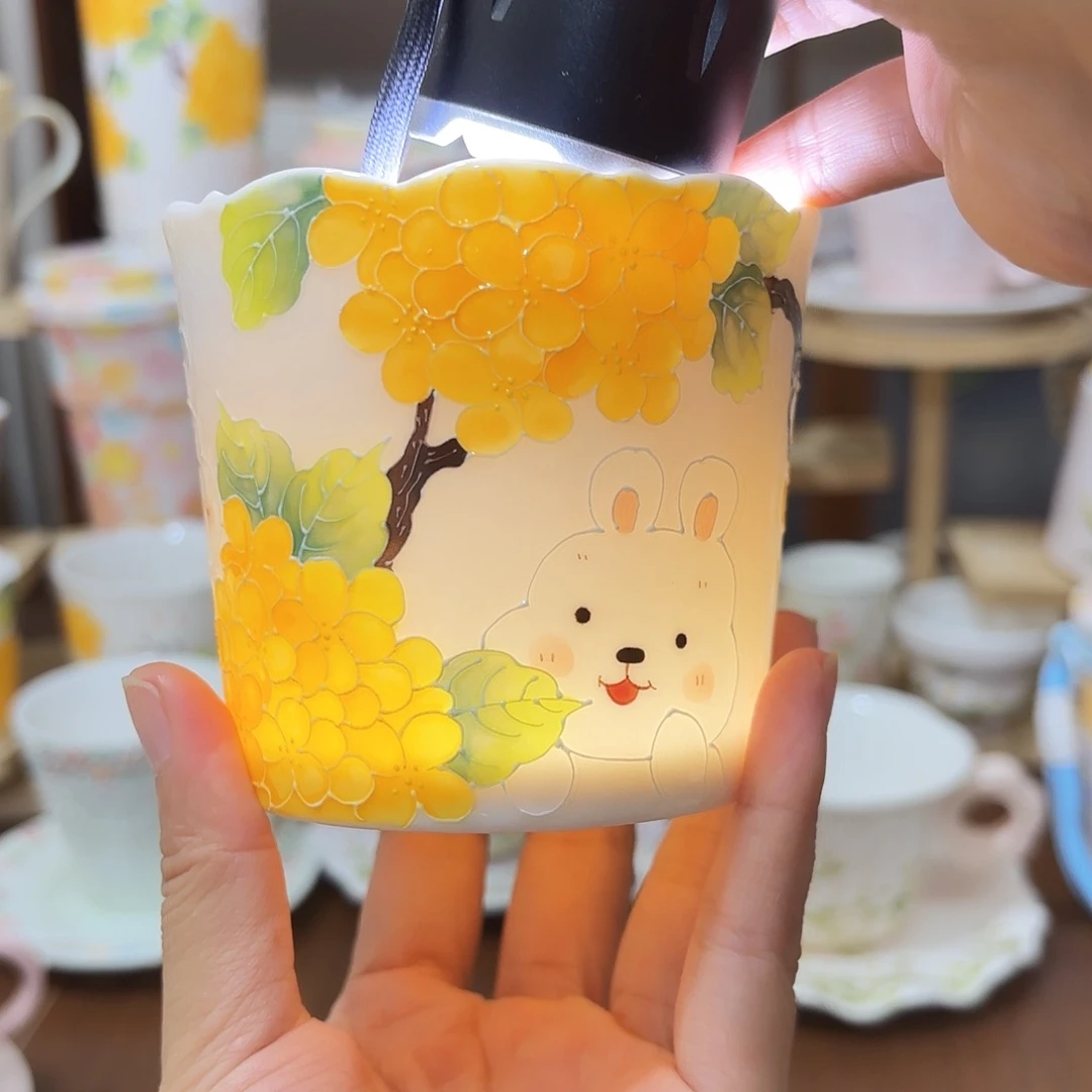 手绘创意高温釉下彩陶瓷