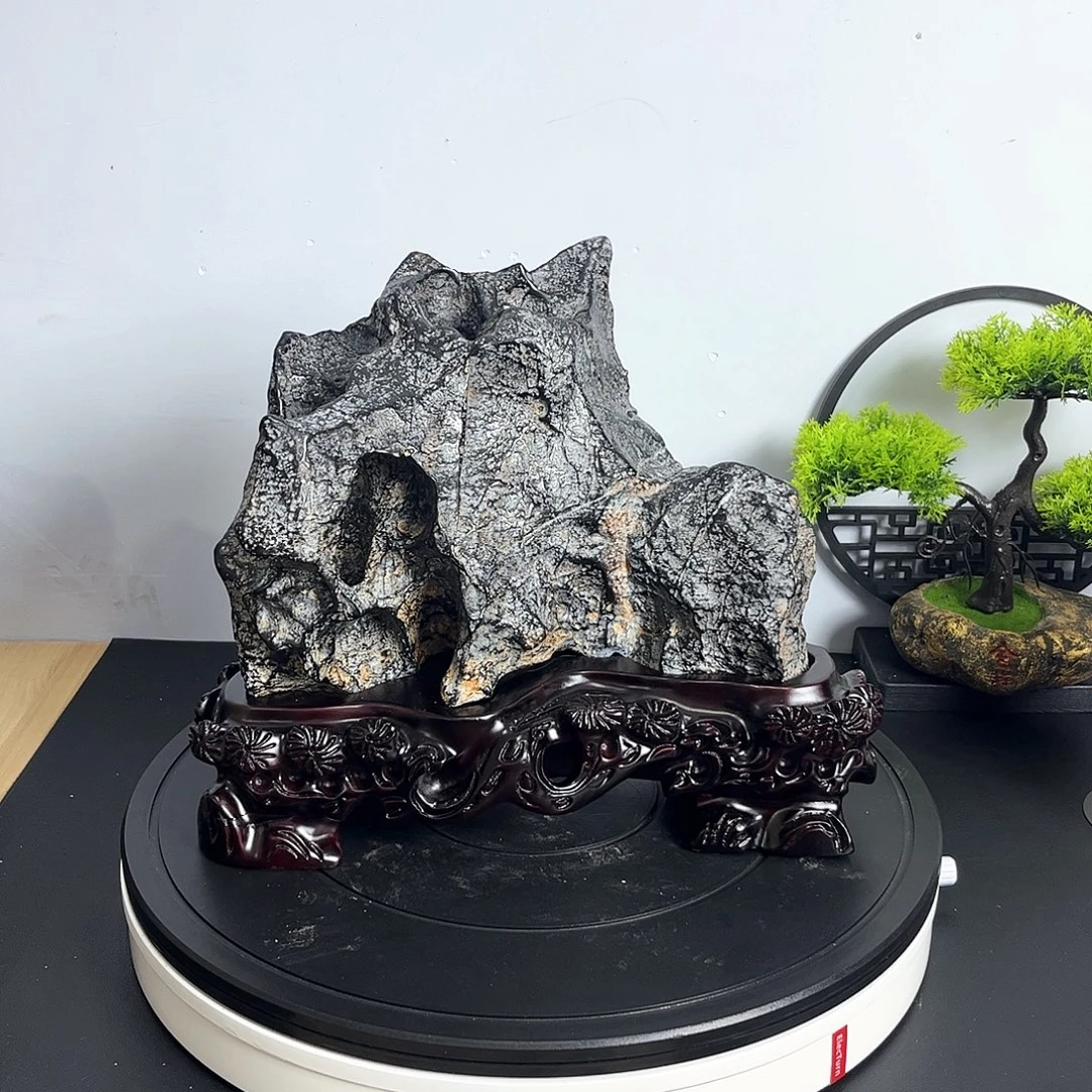 有机玻璃灵璧奇石家居装饰摆件