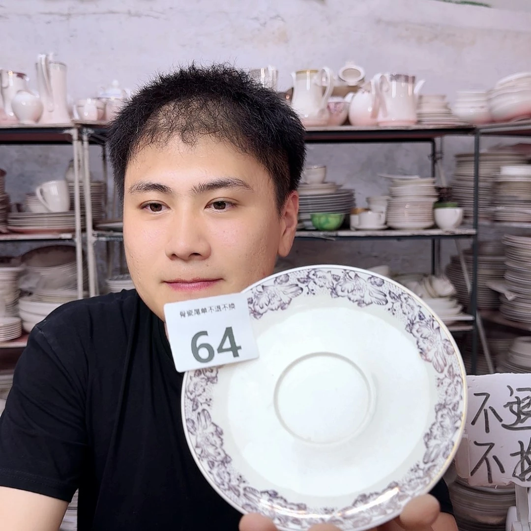 骨瓷骨瓷6英寸味碟15cm8个实用外贸骨瓷不忒不还