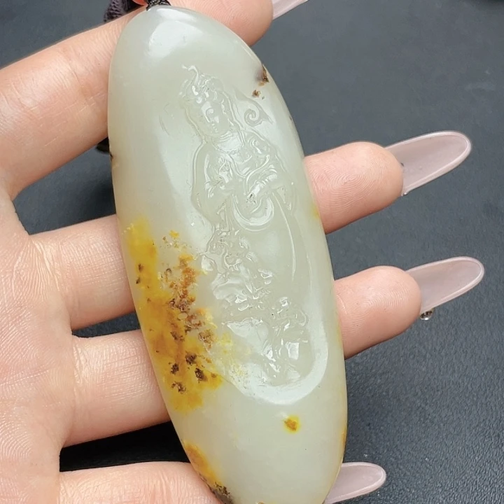 和田玉挂件未镶嵌T