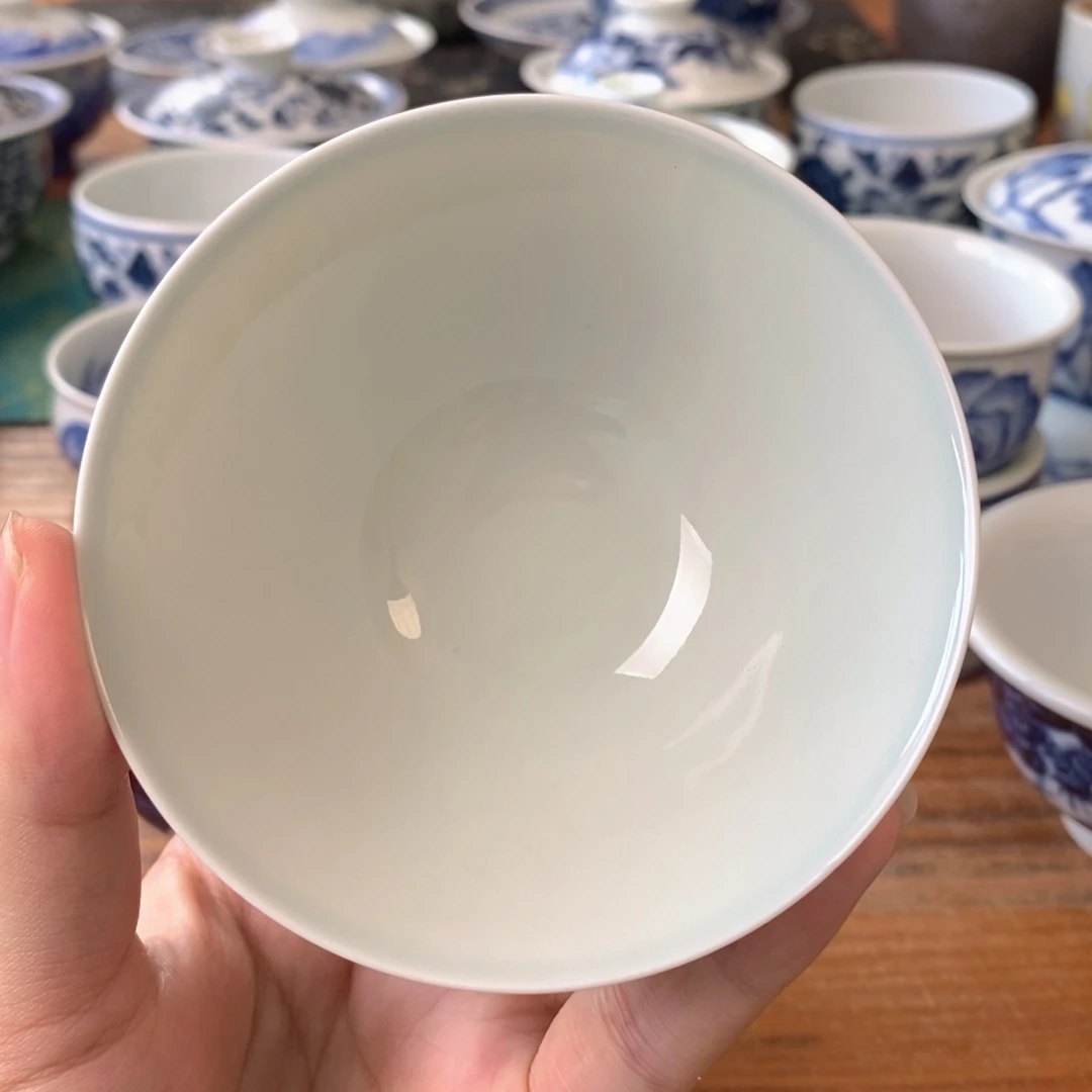 沐***闌瓷片景德镇手绘陶瓷青花