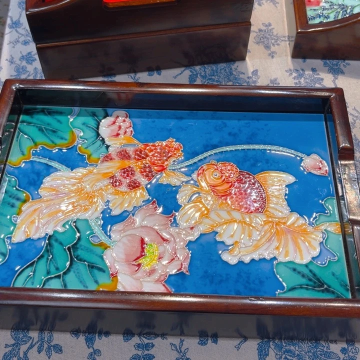 一体款瓷板画艺术作品