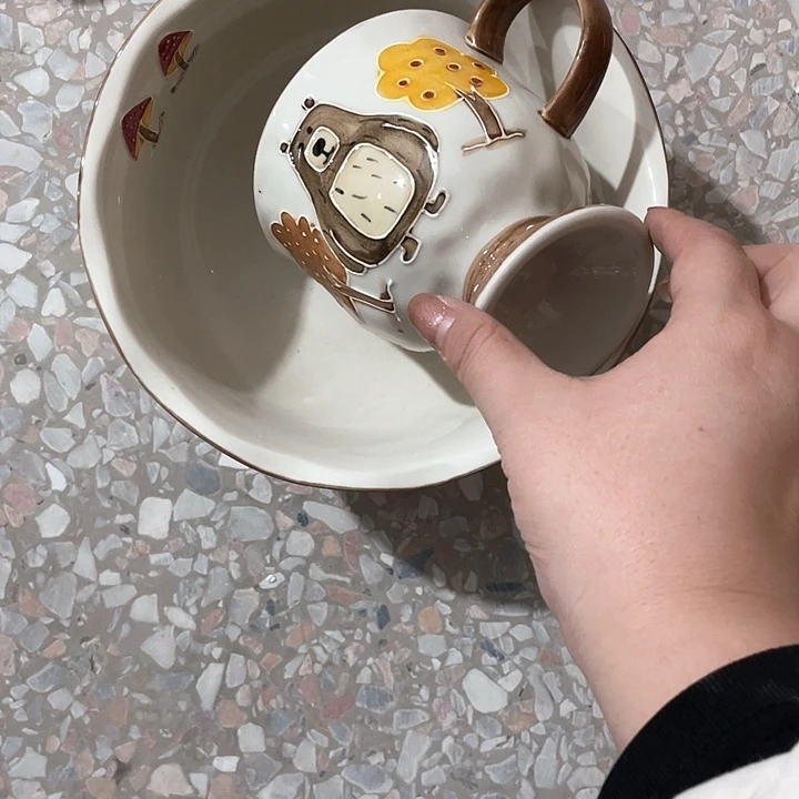 微瑕陶瓷完美主义者勿拍1杯1汤