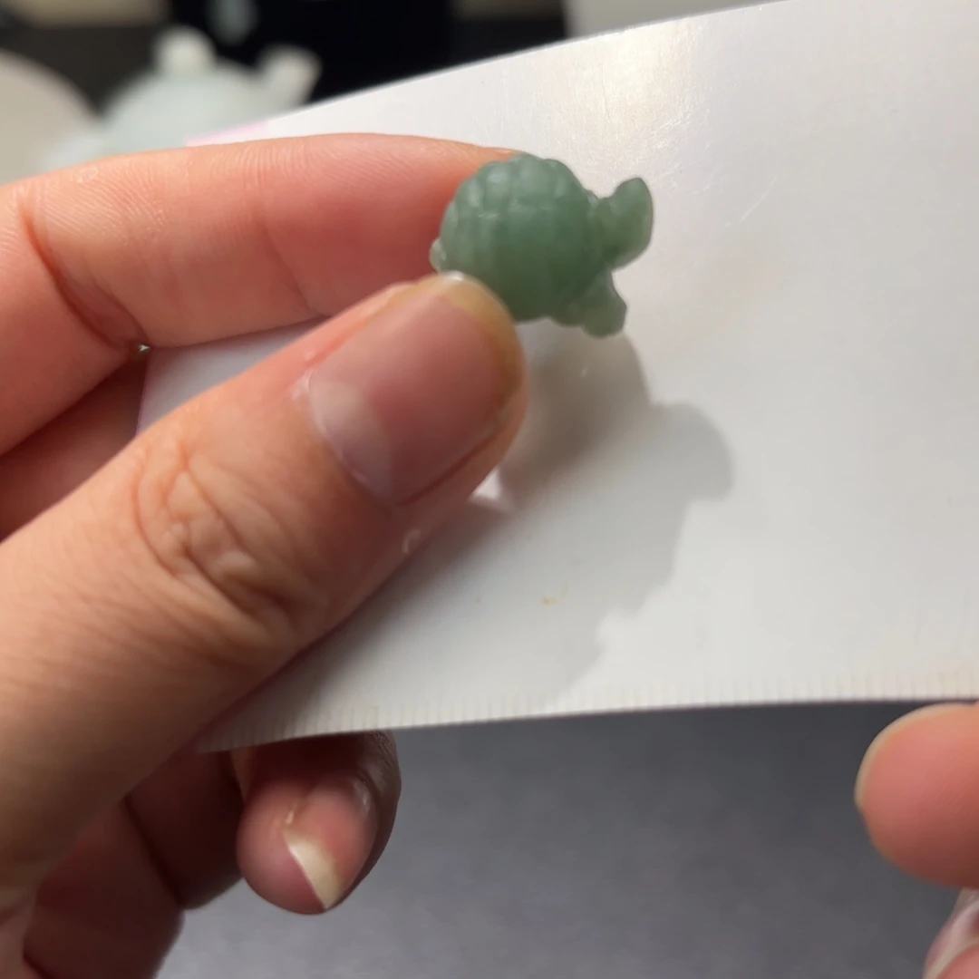 定制翡翠未镶嵌天然缅甸翡翠A货小龟不退不换