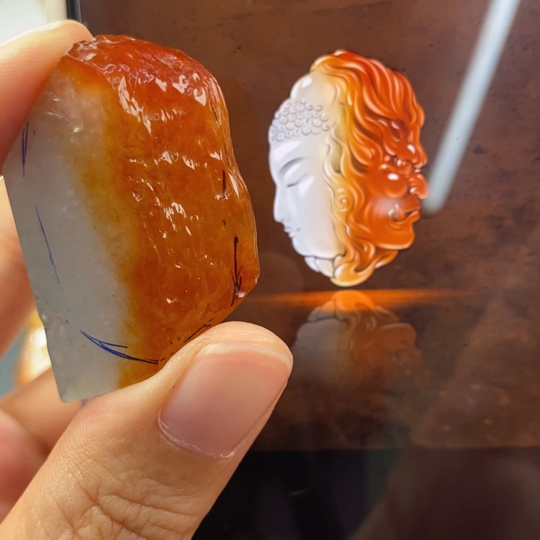 定制翡翠未镶嵌 一念之间